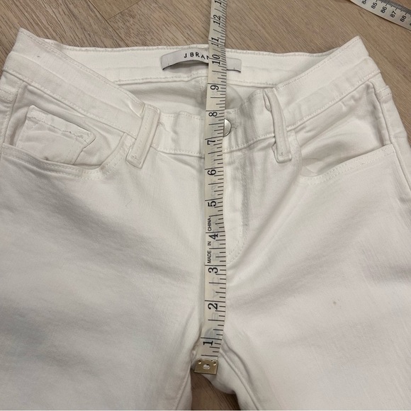 J Brand Jeans Womens Low Rise Cropped Skinny Jean white - Picture 6 of 12